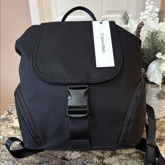 NWT Calvin Klein Stylish Nylon Backpack NWT Calvin Klein Stylish Nylon Backpack main image 3
